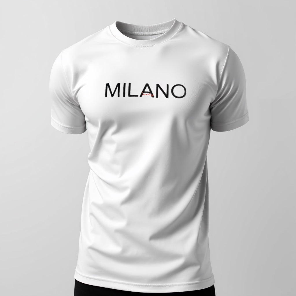 ES Collection Milano nakış baskı UNISEX tshirt